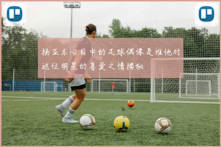 杨亚东心目中的足球偶像是谁他对这位明星的喜爱之情揭秘