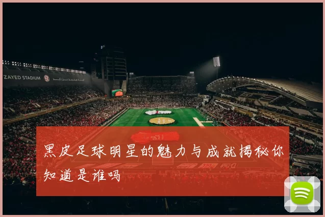 黑皮足球明星的魅力与成就揭秘你知道是谁吗